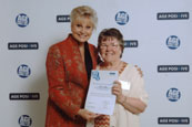 Pauline Nichol and Angela Rippon at the Age Positive 2006 Awards